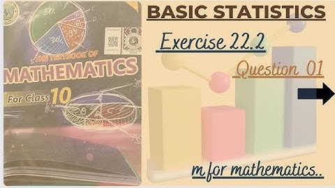 Class 10 New Maths book Exercise:22.2 question 01 #class10 #mathssindhboard #exercise22.2#histogram