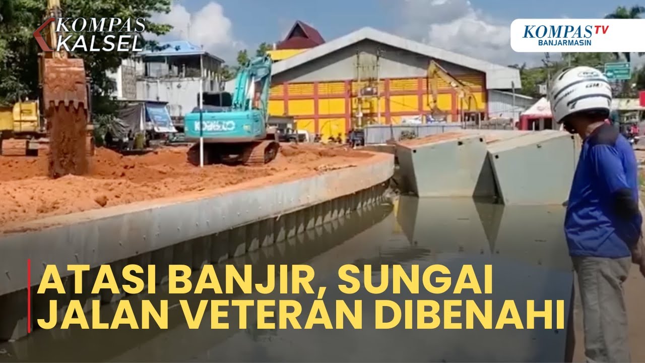 Atasi Banjir, Revitalisasi Sungai Veteran Diperluas dan Dikeruk, Tunjang Transportasi & Wisata