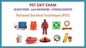 PST - EXIT EXAM - Questions and Answers - CONSOLIDATED