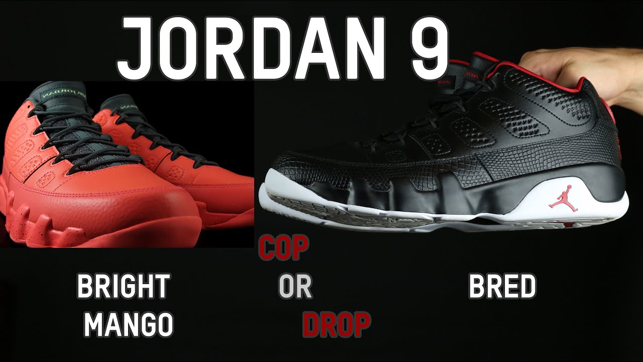 jordan 9 low bright mango