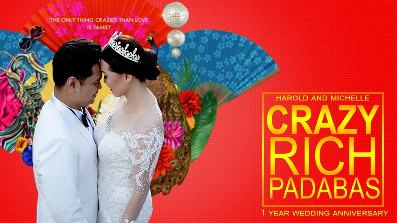 CRAZY RICH PADABAS kidding 1st Wedding  Anniversary  in 