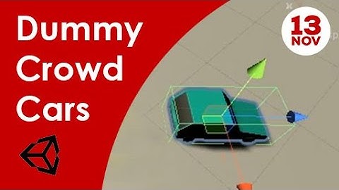 Creating crowd cars that move along given waypoints in Unity3D