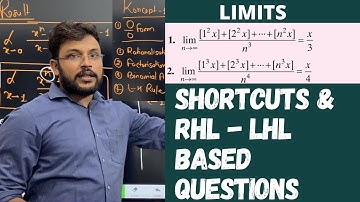 LIMITS | RHL - LHL based Questions | Limits of GIF | FPF & Modulus function | IITJEE (M + A)