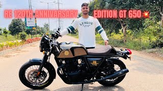 Royal Enfield 120th Anniversary Edition Continental GT 650 || Only 60 bikes in India