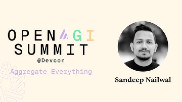 Aggregate Everything | Sandeep Nailwal | Open AGI Summit | Devcon