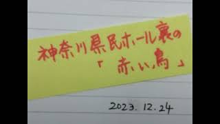 神奈川県民ホール裏の「赤い鳥」