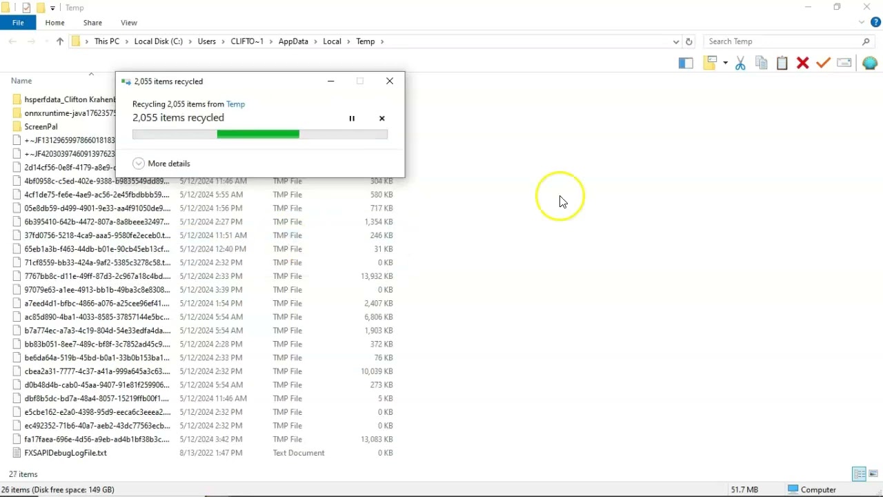 M$ Windows - Easy Trick to Free Up Disk Space
