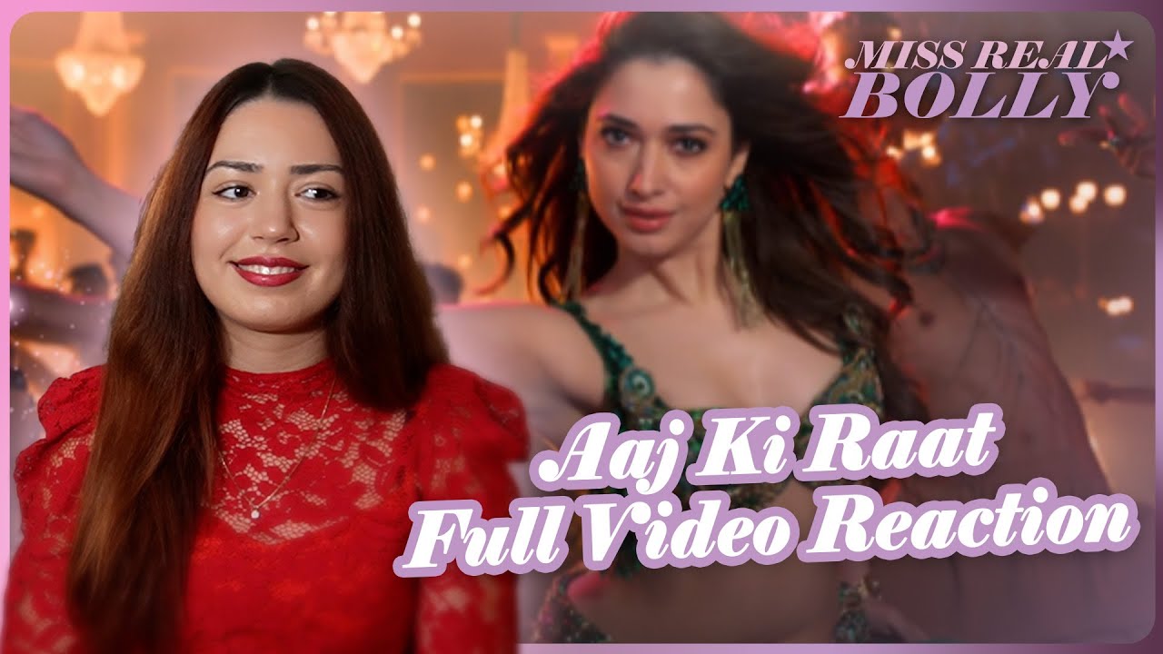Aaj Ki Raat Full Song Reaction |Stree 2|Tamannaah Bhatia|Rajkummar Rao|Sachin-Jigar|Madhubanti|Divya