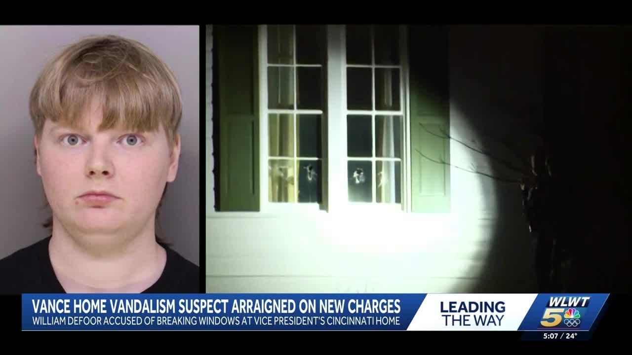 Suspect accused of vandalizing VP Vance’s home appears in federal court  again