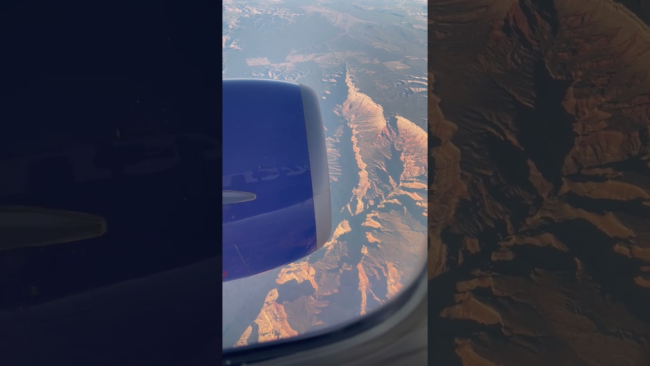 Flying over the Grand Canyon 