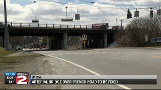 Bridge project underway in Utica