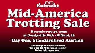 Mid America Trotting Sale 2022 - Auction Day One - Part Two.
