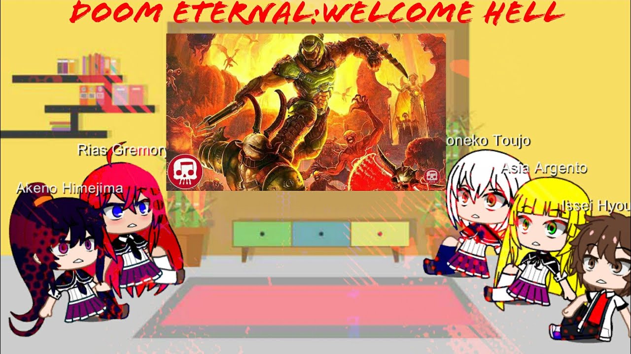 High School DXD reaciona a Doom Eternal Rap