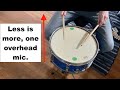 Snare Drum Solo Recorded With DIY Home Studio Setup