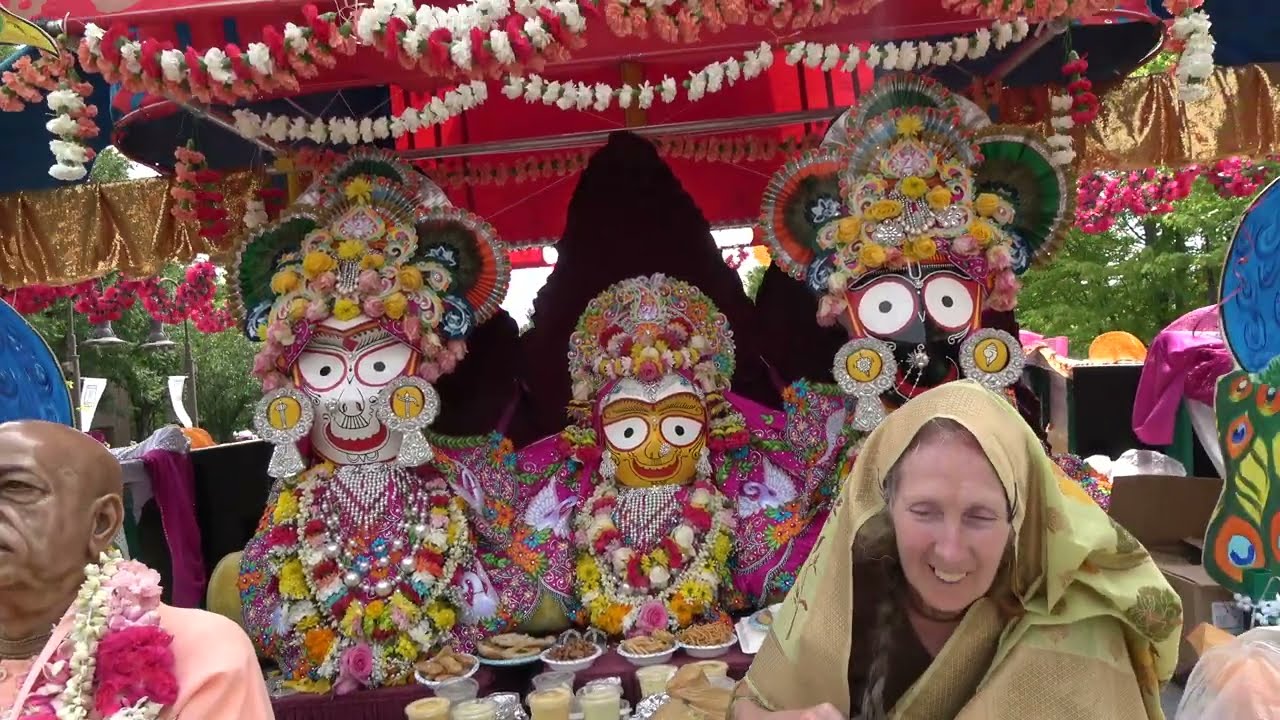 MICHIGAN RATHAYATRA ISKCON DETROIT 2023 // FESTIVAL OF INDIA 2023 JULY 23RD. USA 🇺🇸