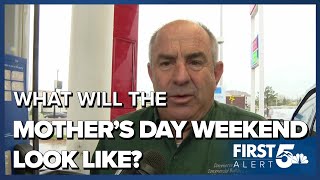 What will the Mother's Day weekend be like?