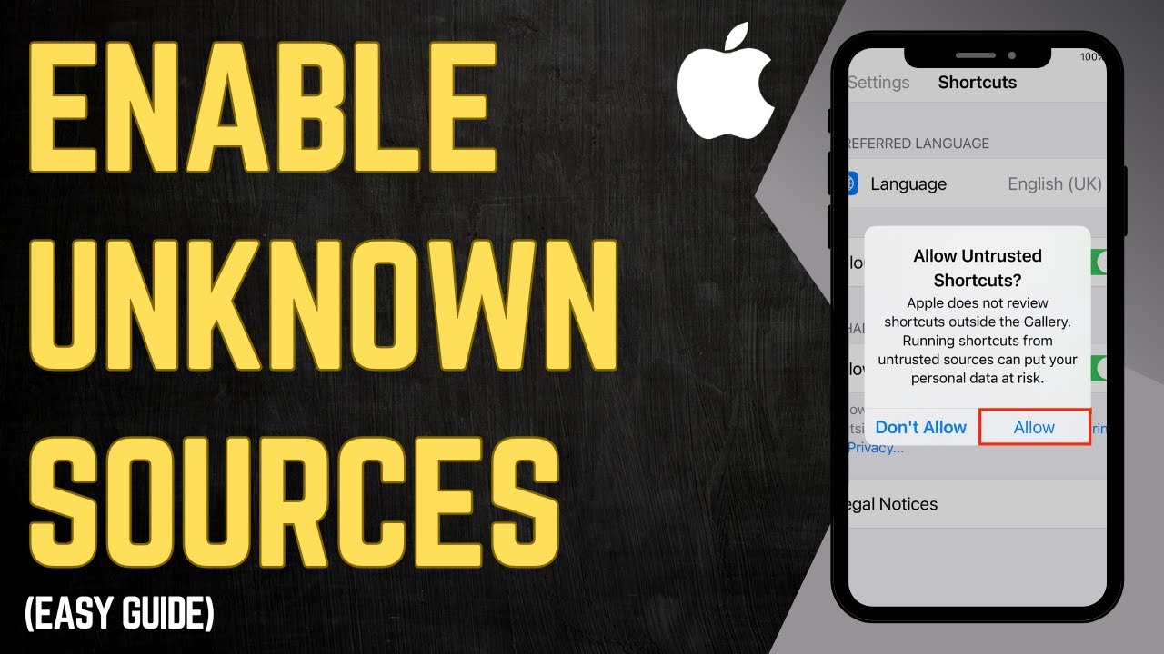 Source Iphone How To Enable Unknown Sources iPhone - YouTube