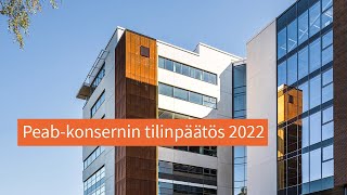 Peab-Konsernin Tilinpäätös 2022