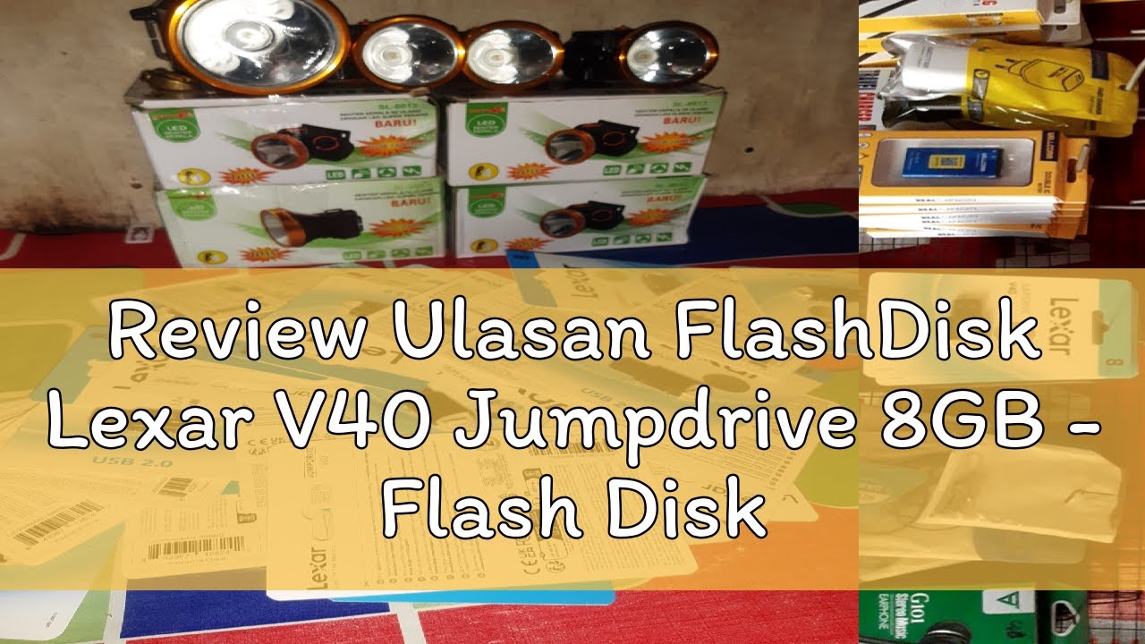 Review Ulasan FlashDisk Lexar V40 Jumpdrive 8GB - Flash Disk 8 GB USB 2.0