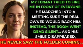 My New Tenant Tried To Get Me Fired From The Building My Family Built — He Never Expected To Meet…