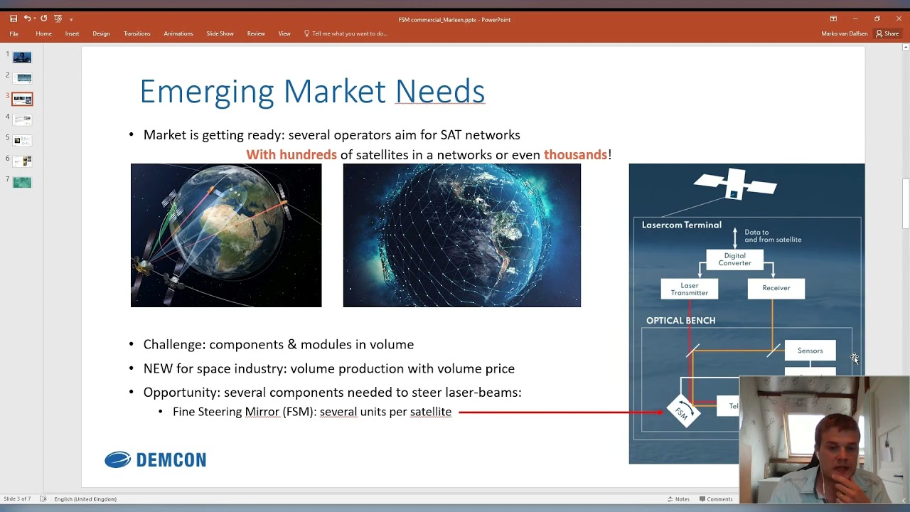 DEMCON FOCAL - Fine Steering Mirror technology (FSM) PHOTONICS+ 2021