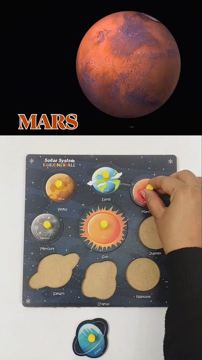 🌎 Planet Puzzle Time ! Learn Planets Name | Planet Song #cocomelon #toddlerlearning #shorts