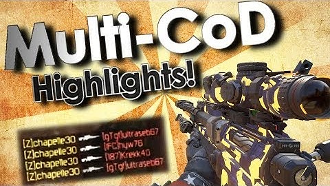 SUBSCRIBERS & RAPPING? (COD Sniping & Knifing Funny Moments & Clips!)