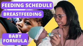 Newborn Feeding Schedule | How Often Should A Newborn Eat (Using Baby Formula Or Breastfeeding)