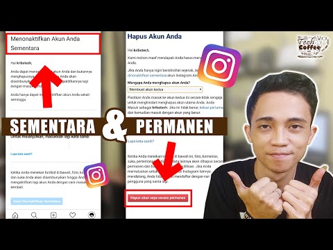 Cara Menonaktifkan Sementara, dan Menghapus Permanen akun Instagram