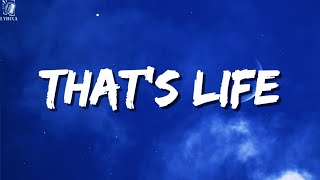 Frank Sinatra - That's Life (lyrics)