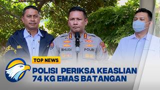 Emas Batangan 74 Kilogram dari Runah Febrie Adriansyah Diperiksa Polisi - [Top News]