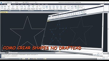 Como criar SHAPES no DRAFTCAD, Software CAD compatível com o formato .DWG