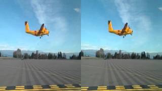 Buffalo rescue airplane taking off 3d