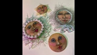 Mixed Media Angel Faces