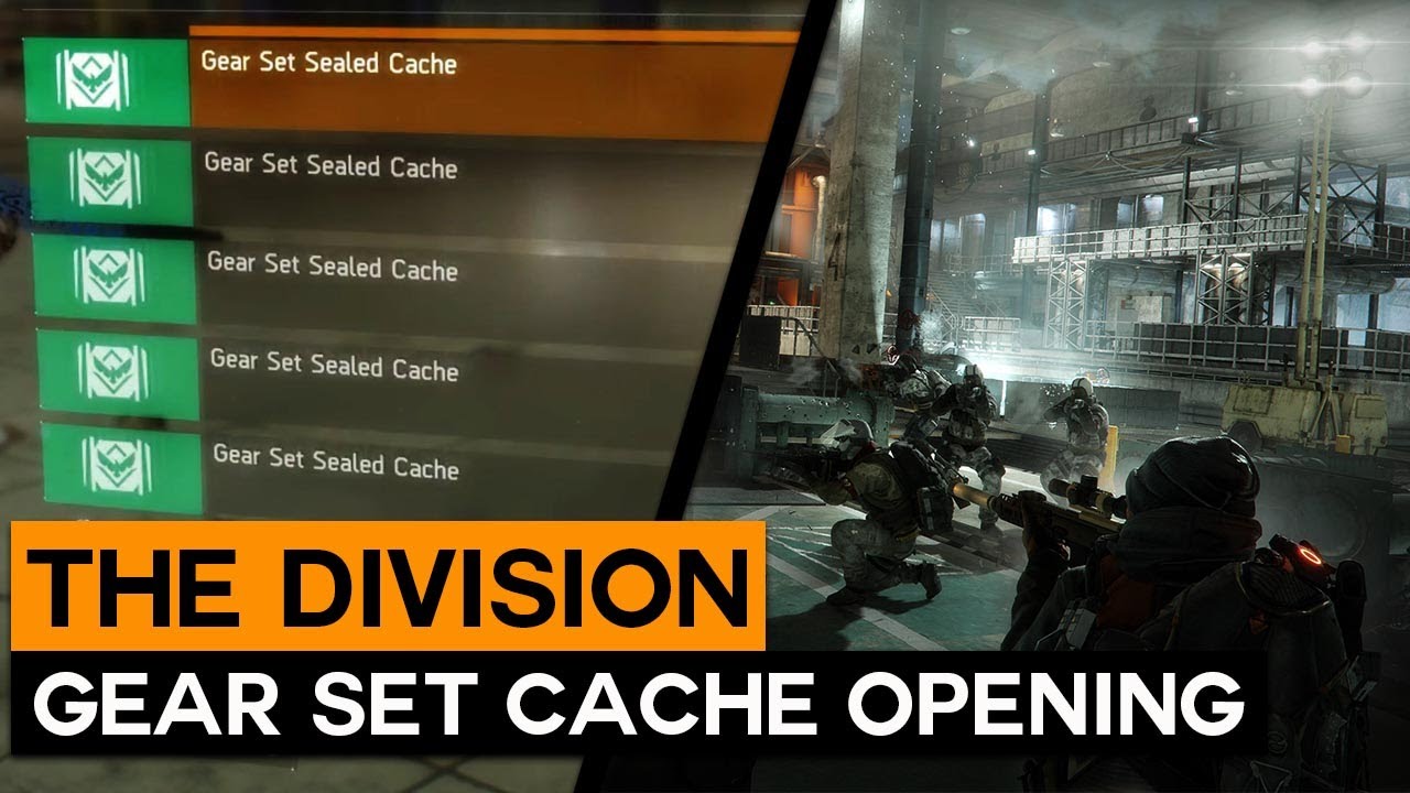 The Division Gear Set Cache Opening x25
