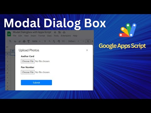 Show Modal Dialog