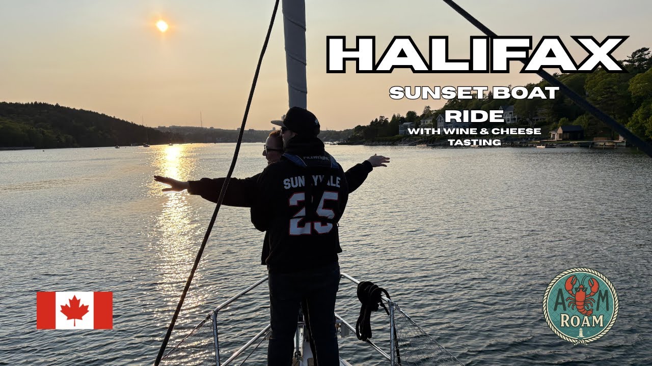 Sunset Sail, Wine & Cheese in Halifax 🍷⛵️ | JFarwell Sailing Experience!