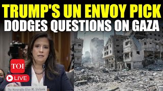 Elise Stefanik HEARING LIVE: 'How Will You Punish Putin' Trump UN Envoy Grilled On Israel, Russia