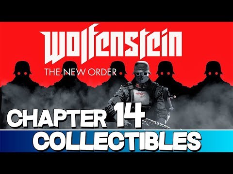 Wolfenstein: The New Order | Chapter 14 Collectibles Guide (Enigma Code Pieces/Letters/Gold Items)