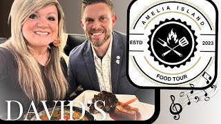 *DAVID'S* CHEF'S AMUSE, CREATIVE CUISINE, & STUNNING DESSERT! AMELIA ISLAND FOOD TOUR! #island