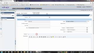 Helpdesk tutorial 1 - Log a call