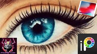 HOW TO DRAW BLUE EYE | IPAD Resimi