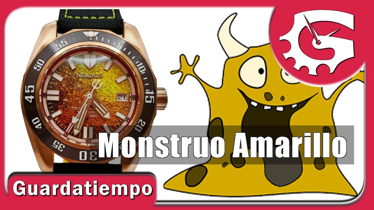 Un MONSTRUO MUY FEO. Neminus Lab Yellow Monster Master Diver 2.0