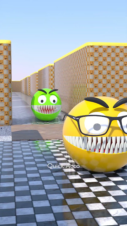 Pacman vs Slime Monster #Shorts