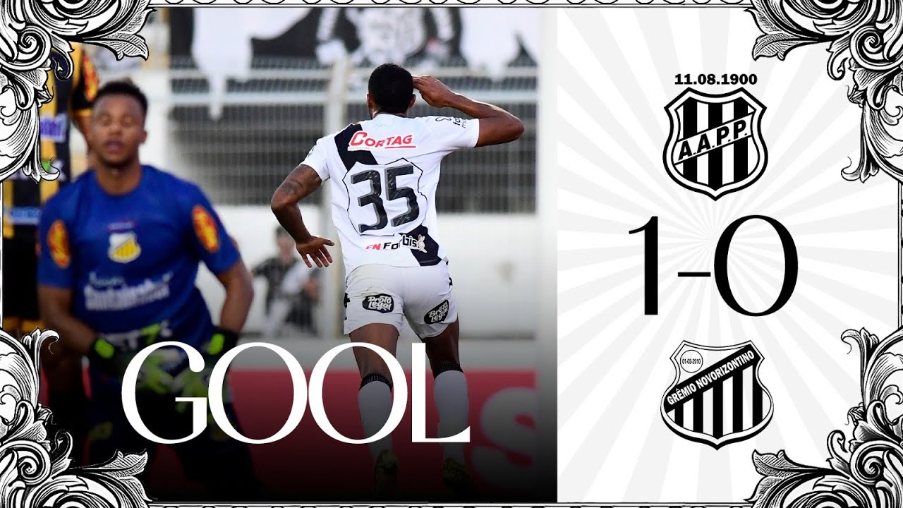 GOL | PONTE PRETA 1 X 0 NOVORIZONTINO | PONTE PLAY - YouTube