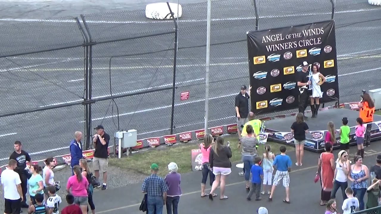 June 6th 2015 Evergreen Speedway Races Mini Main Trophy Presentation ...