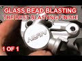 GLASS BEAD BLASTING / POLISHING ALLOY PARTS
