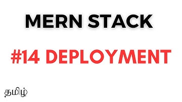 MERN Stack in Tamil - #14 Deployment | using Render Hosting