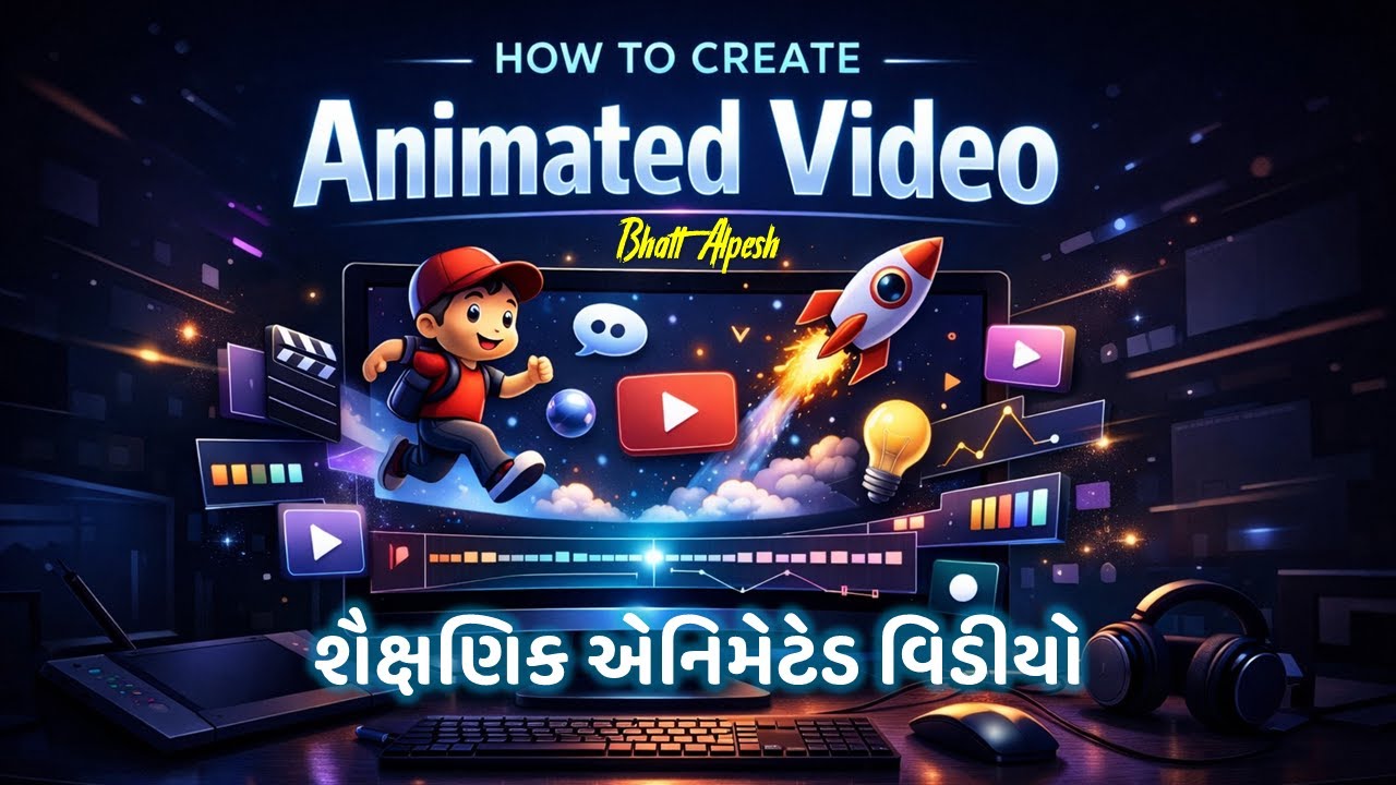શિક્ષણ માટે Animated Educational Video કેવી રીતે બનાવશો? 