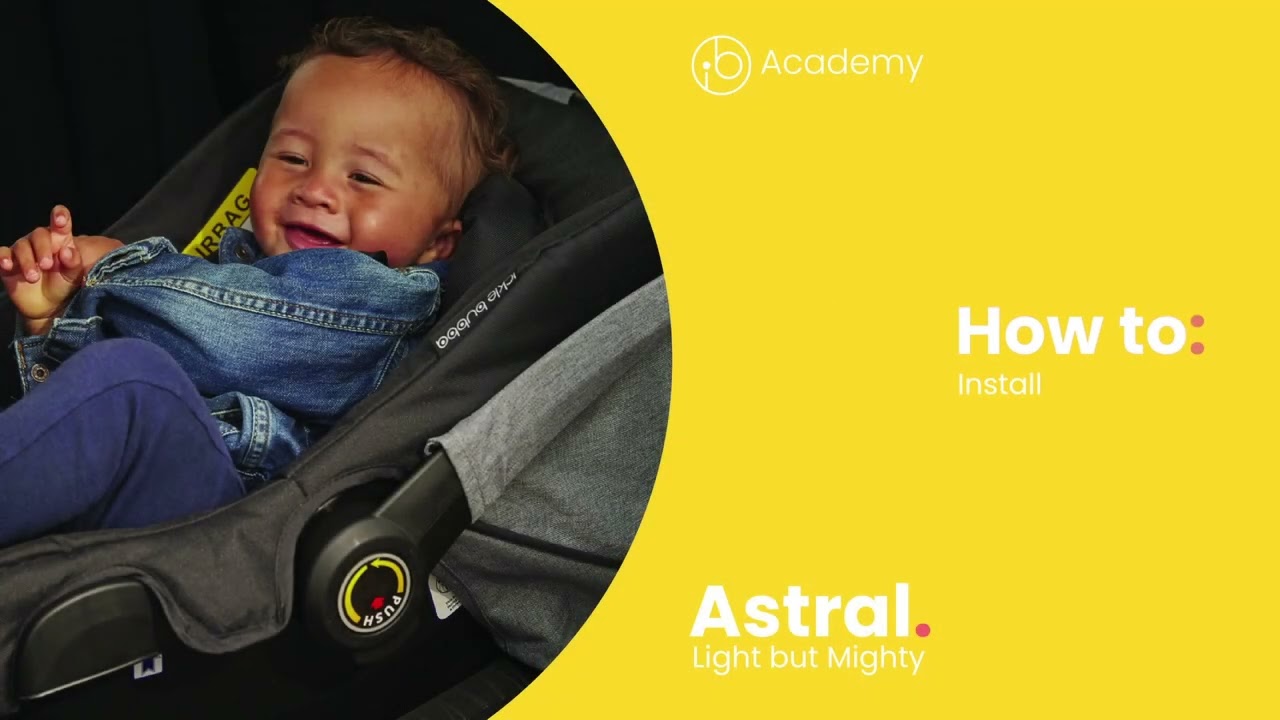 Astral Car Seat - How to install | Ickle Bubba